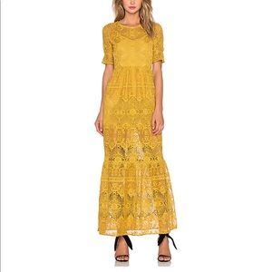 Siena Maxi Dress in Goldenrod